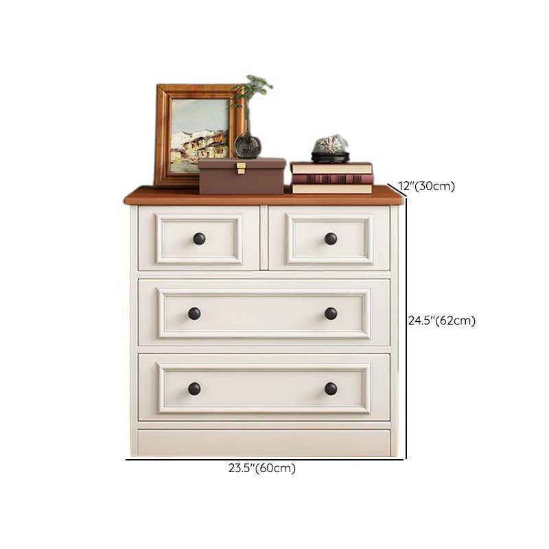 Coffre de rangement en bois vertical traditionnel américain coffre en bois pour chambre à coucher