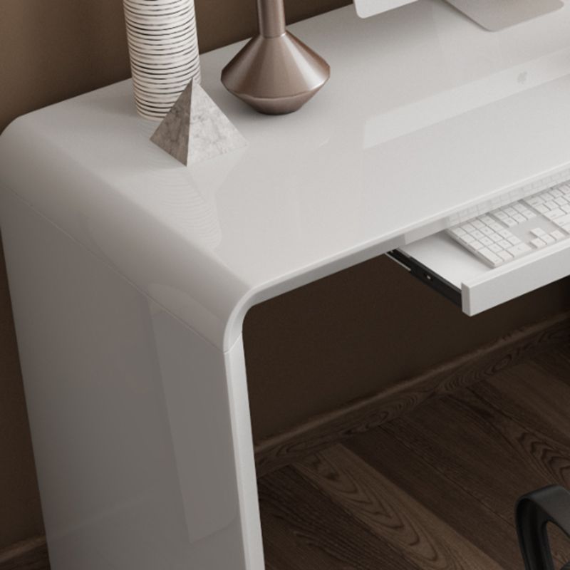 Modern Wood Computer Desk White Pedestal Writing Desk for Home Clearhalo 'furn' 'furn_office_desk' 'Furniture' 'Office Desks' 'Office Furniture' 'office_desk' 1200x1200_5052175c-2160-4b1b-b832-6edfc940cc16