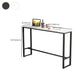 Modern Style Pub Dining Set 1/4 Pieces Rectangle Marble Counter Set