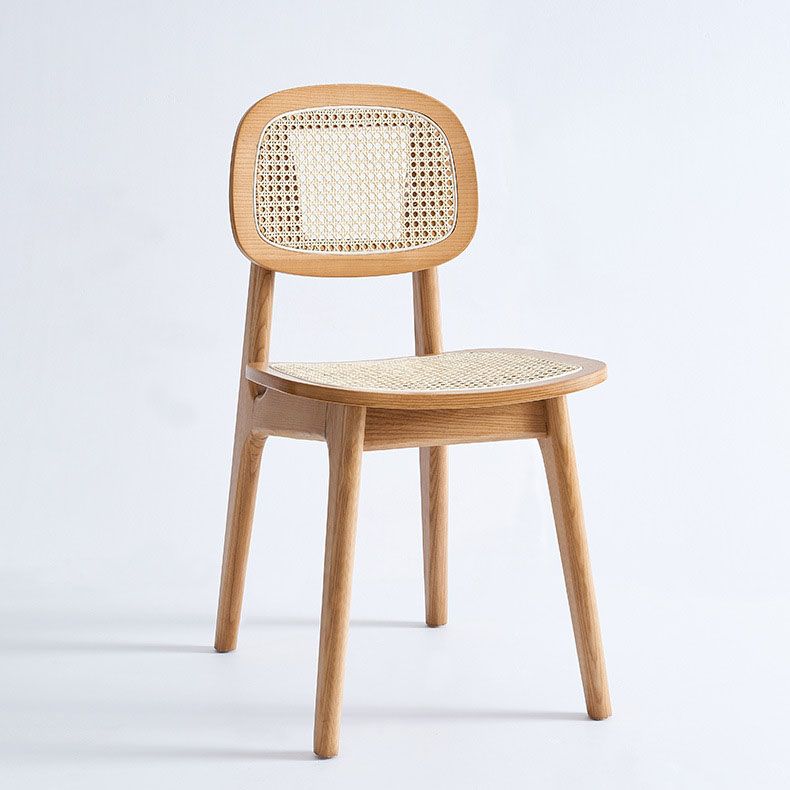 Wood Contemporary Kitchen Dining Armless Chair Open Back Dining Chair Clearhalo ' kitchen&dining_furn' 'Dining Chairs' 'Dining Tables & Seating' 'dining_chair' 'furn' 'furn_dining_chair' 'Furniture' 'furniture_dining_chair' 'Kitchen & Dining Furniture' 'kitchen' 1200x1200_50525d69-7b4e-4afc-a864-be202bd4b4e4