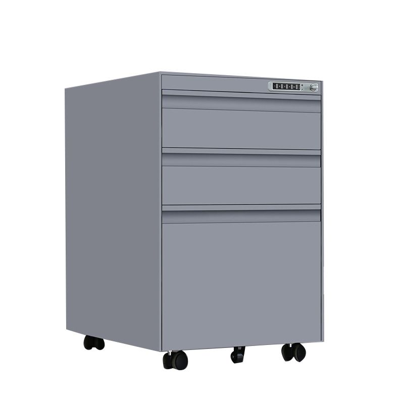 Armoires de fichiers contemporaines de fichier en acier de fichier piédestal avec bureau de verrouillage