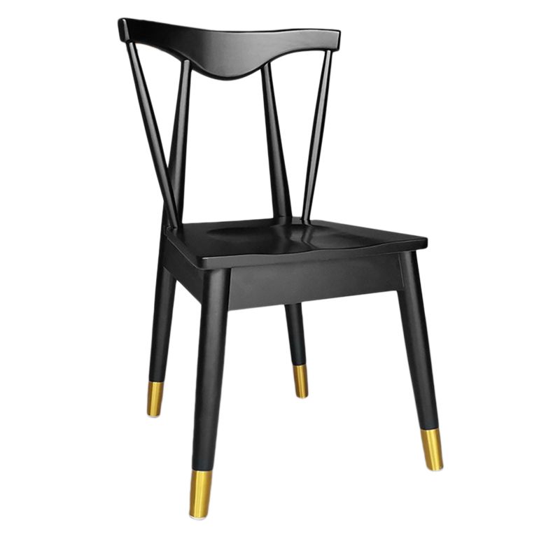 Sillas de estilo contemporáneas sillas sin brazos para cocina con patas de madera