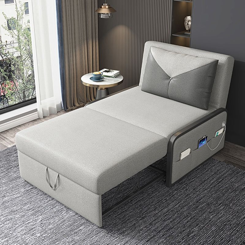 Faux Lederfärbung widerstandsfähiger zeitgenössischer armloser Bettsofa Couch