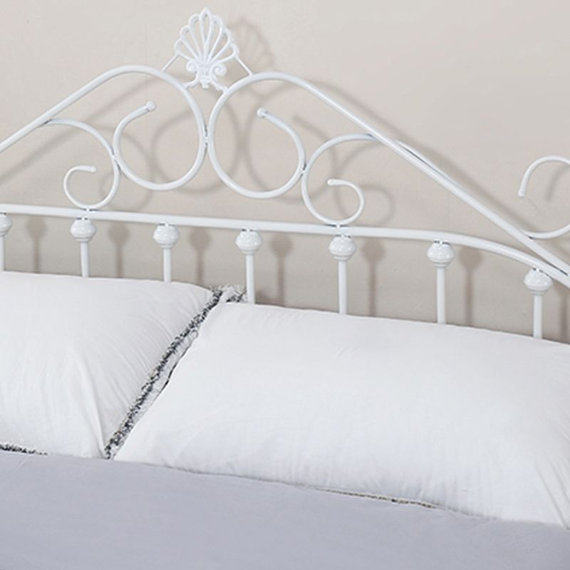 Modern Metal Folding Bed Arched Open-Frame Bed with Headboard