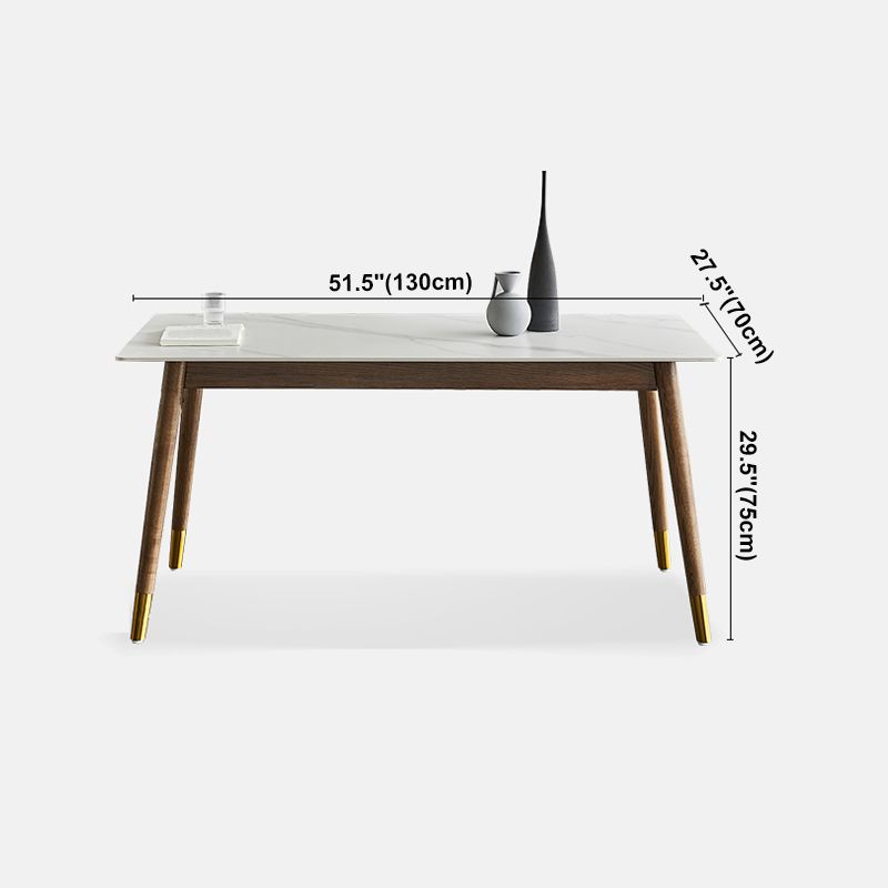 Traditional Luxury Dining Table Rectangle Sintered Stone Dining Table with Solid Wood Base Clearhalo ' dining_table' 'Dining Tables & Seating' 'Dining Tables' 'furn' 'furn_dining_table' 'Furniture' 'furniture_dining_table' 'Kitchen & Dining Furniture' 'kitchen&dining_furn' 'kitchen' 'kitchen_dining_table' 1200x1200_5054156b-d61d-49c6-b90a-b0e825eb8f19
