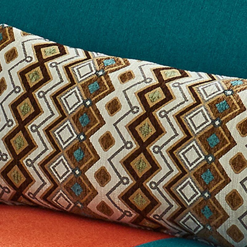 33.86" D x 31.89" H Curved Fabric 3-Seater Sofa Bohemia Style Sofa Clearhalo 'furn' 'furn_sofas' 'Furniture' 'furniture_sofas' 'kitchen' 'kitchen_sofas' 'Living Room Furniture' 'Sofa' 'sofas' 1200x1200_50552736-6620-487f-86e2-bb88054bca00