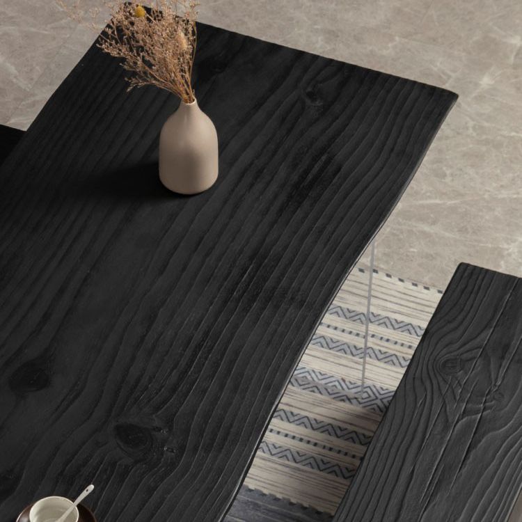 Modern Black in Solid Wood Counter Table Specialty Dining Table for Kitchen Clearhalo 'Dining Tables & Seating' 'Dining Tables' 'dining_table' 'furn' 'furn_dining_table' 'Furniture' 'Kitchen & Dining Furniture' 1200x1200_50565180-4247-4029-8446-99b7d8f837fa