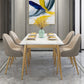Stone Dining Room Collection Contemporary Rectangle 4 Legs Dining Table for Kitchen Home Clearhalo ' dining_table' 'Dining Tables & Seating' 'Dining Tables' 'furn' 'furn_dining_table' 'Furniture' 'furniture_dining_table' 'Kitchen & Dining Furniture' 'kitchen&dining_furn' 'kitchen' 'kitchen_dining_table' 1200x1200_5059e6ba-eeb8-4a4d-9497-ee74904627e3