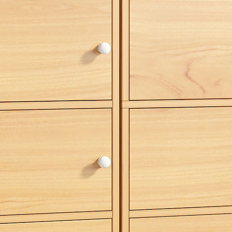 Cassa di stoccaggio in legno verticale per finitura opaca contemporanea