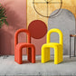 Contemporary Open Back Chair Velvet Dining Side Chair for Indoor