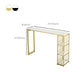 Industrial Bar Table Set 1/3 Pieces Faux Marble Rectangle Table and Stool Set
