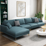 Contemporary Faux Leather Recessed Arm Furniture Sectionals in Green Clearhalo 'furn' 'furn_sectionals' 'Furniture' 'furniture_sectionals' 'Living Room Furniture' 'Sectionals' 1200x1200_505f6de7-a640-4a65-a0a5-04d32472876c