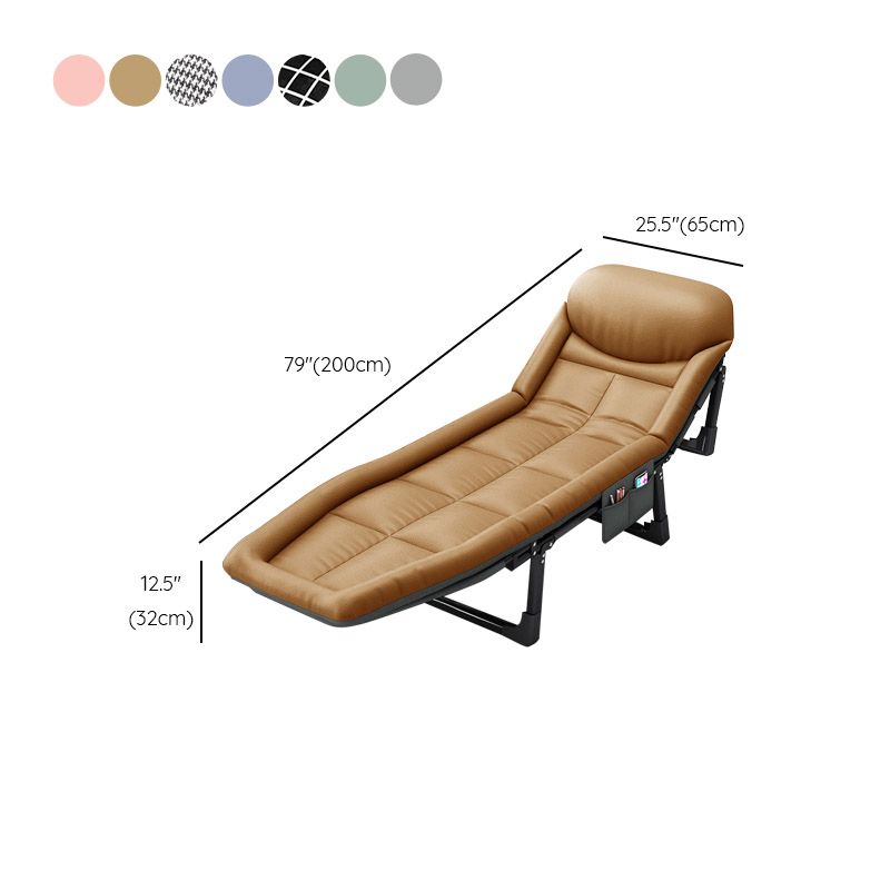 Metallrahmen Standard Liege 25,59 "breitklappbarer Liegestuhl