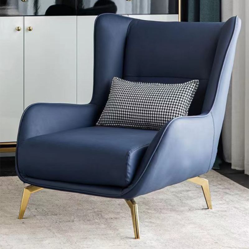Vaste kleur wijd uitlopende wapenstoel Basis vierpoten stoel voor woonkamer/slaapkamer