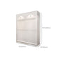 Contemporary White Wooden Wardrobe Freestanding Self Close Doors Wardrobe Armoire