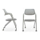 Contemporary Fixed Arms Swivel Chair Gray Cushion Conference Chair Clearhalo 'furn' 'furn_office_chair' 'Furniture' 'Office Chairs' 'Office Furniture' 'office_chair' 1200x1200_5065c818-8b2a-4ecd-ab13-913a0fed7bdd