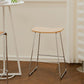 Industrielle Metall-Thekenhocker, Sattelsitz-Thekenhocker für das Wohnzimmer