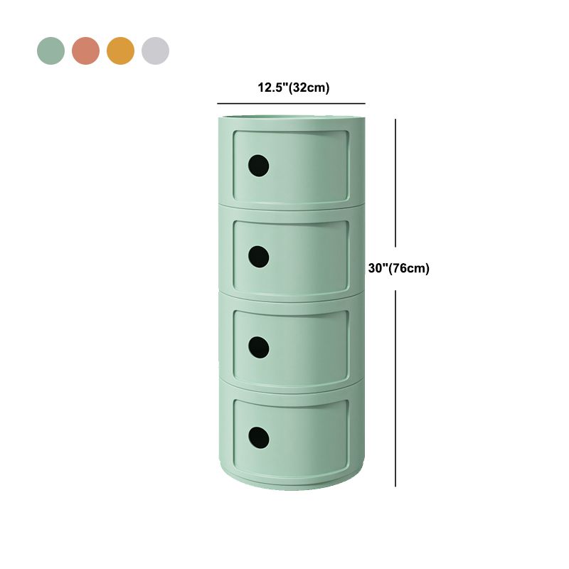 Armoire de lit en plastique moderne rond la porte de la porte gauche gauche