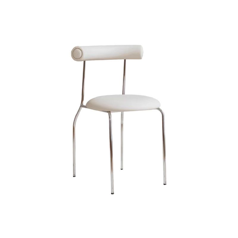 Sedia da pranzo senza braccio contemporanea casa in argento sedia da pranzo