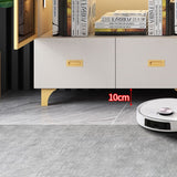 Glam Stainless Steel Bookcase Standard with Doors Shelf for Office and Home Clearhalo 'Bookcases' 'furn' 'furn_bookcases' 'Furniture' 'Office Furniture' 1200x1200_506d39b0-be3e-4a1b-b0a4-69b573604e34