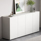 Stello contemporaneo di cabinediettiere bianco 34.6 ".