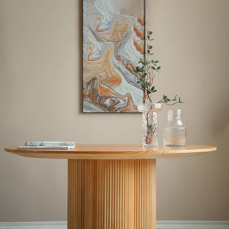 Modern Wood Table Set of 5/7 with Round Table Dining Set with Cross Back Chairs Clearhalo 'Dining Room Sets' 'Dining Tables & Seating' 'dining_room_set' 'furn' 'furn_dining_room_set' 'Furniture' 'furniture_dining_room_set' 'Kitchen & Dining Furniture' 'kitchen&dining_furn' 'kitchen' 1200x1200_50750c91-d100-4e23-b152-4be7edb2c231