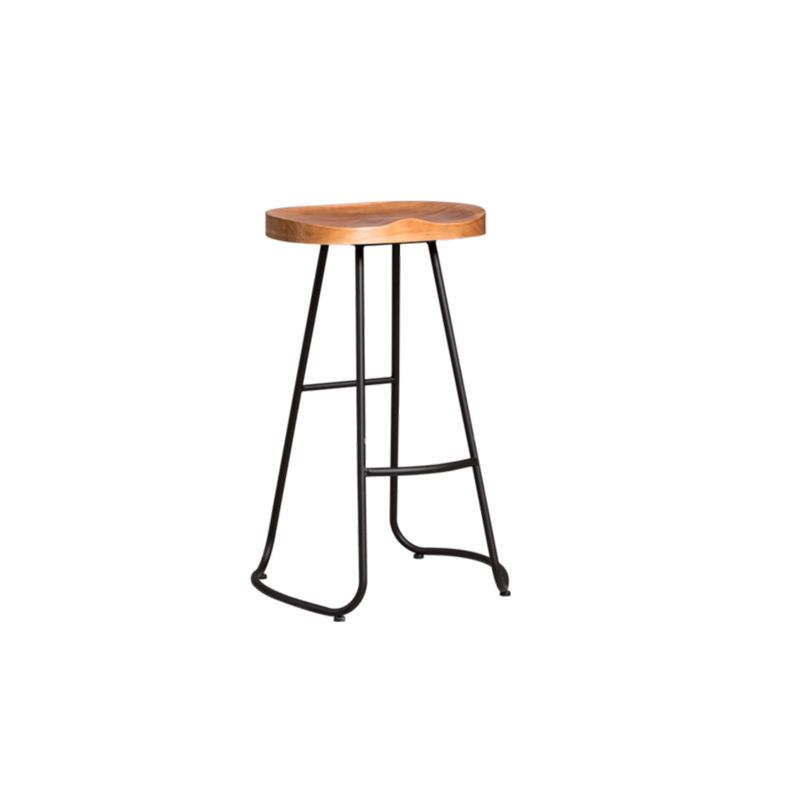 Metal Dining Stools Contemporary Armless Bar Stools with Footrest Clearhalo 'Bar Furniture' 'Bar Stools' 'bar_stools' 'furn' 'furn_bar_stools' 'Furniture' 'Kitchen & Dining Furniture' 1200x1200_50771bc5-289e-4430-bae1-b81027668946