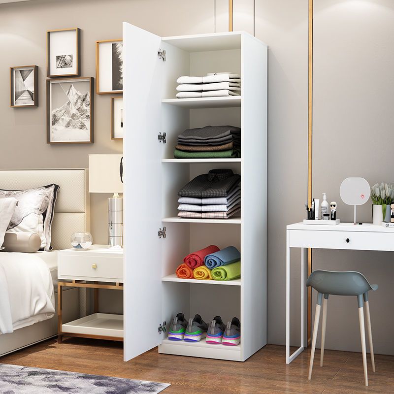 Hinged Wardrobe Closet Non-Hanging Wardrobe Armoire for Bedroom Clearhalo 'Armoires & Wardrobes' 'armoires_wardrobes' 'Bedroom Furniture' 'furn' 'furn_armoires_wardrobes' 'Furniture' 1200x1200_5077b48e-4cdb-4498-8475-4c9cf73101db