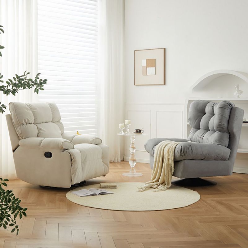 Modern Lumbar Support Recliner Swivel Rocker Standard Recliner Clearhalo 'Chairs & Seating' 'furn' 'furn_recliners' 'Furniture' 'Living Room Furniture' 'Recliners' 1200x1200_5078299c-79fc-47f1-bbbe-ed38030a02ea