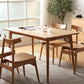 Contemporary Rectangle Dining Table Solid Wood Table with 4 Leg for Home Kitchen Dinner Clearhalo ' dining_table' 'Dining Tables & Seating' 'Dining Tables' 'furn' 'furn_dining_table' 'Furniture' 'furniture_dining_table' 'Kitchen & Dining Furniture' 'kitchen&dining_furn' 'kitchen' 'kitchen_dining_table' 1200x1200_5078ea36-3b2e-45c9-92d4-034a3784bf3c