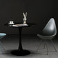 Metal Contemporary Round Dining Table Wood Top Table with Tulip Clearhalo ' dining_table' 'Dining Tables & Seating' 'Dining Tables' 'furn' 'furn_dining_table' 'Furniture' 'furniture_dining_table' 'Kitchen & Dining Furniture' 'kitchen&dining_furn' 'kitchen' 'kitchen_dining_table' 1200x1200_507c0dcc-9b77-44e5-8108-b9a8cc801f86