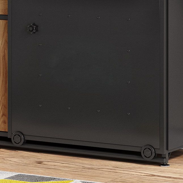 Modern Engineered Wood Sideboard Sliding Doors Sideboard for Living Room Clearhalo 'buffet_sideboard' 'Buffets & Sideboards' 'furn' 'furn_buffet_sideboard' 'Furniture' 'Kitchen & Dining Furniture' 1200x1200_507c11c5-86f1-4bf9-9898-96143d7cf29d