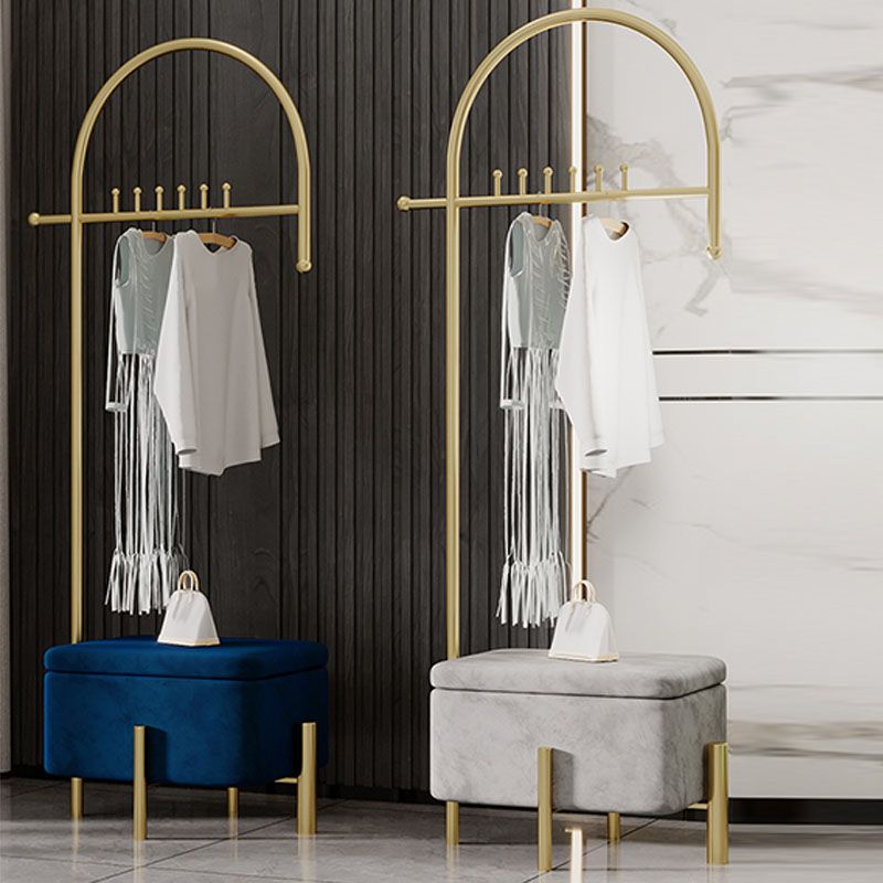 Rack de cintre de manteau moderne Rack de manteaux de manteau autoportant avec rangement