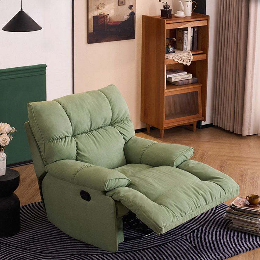 Sedia reclinabile reclinabile standard di rocciale per culo in solido colore.