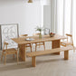 Modern Pine Wood Indoor Table for Restaurant Rectangle Dining Table with Double Pedestal Clearhalo 'Dining Tables & Seating' 'Dining Tables' 'dining_table' 'furn' 'furn_dining_table' 'Furniture' 'furniture_dining_table' 'Kitchen & Dining Furniture' 1200x1200_507f9155-bbf8-4766-a7a4-b231ba3fcbdf