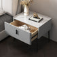 2-Drawer Nightstand with 4 Legs 20" Tall Stone Top Night Table Clearhalo 'Bedroom Furniture' 'furn' 'furn_night_stand' 'Furniture' 'night_stand' 'Nightstands' 1200x1200_50810d86-8244-4af8-9fdb-7453a87cce10