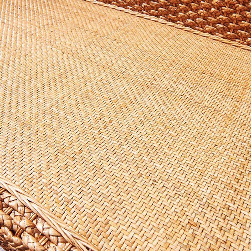 Sillón Chaise Lounge de ratán Chaise tapizado con un brazo