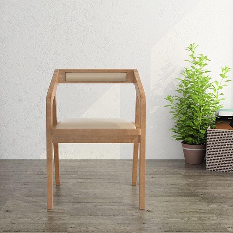 Contemporary Chair Dining Arm Side Chair with Wooden Legs for Kitchen Clearhalo ' kitchen&dining_furn' 'Dining Chairs' 'Dining Tables & Seating' 'dining_chair' 'furn' 'furn_dining_chair' 'Furniture' 'furniture_dining_chair' 'Kitchen & Dining Furniture' 'kitchen' 1200x1200_50845b70-a1c9-4a91-b0aa-449ef1df35e3