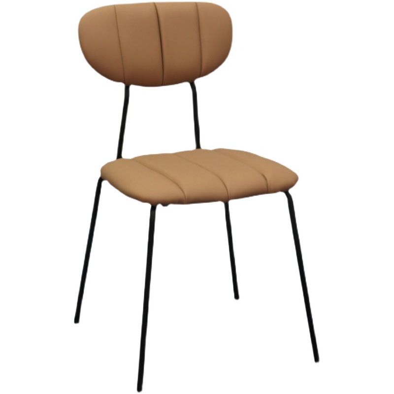 Minimalist Style Upholstered Armless Dining Chairs Open Back Dining Side Chairs Clearhalo ' kitchen&dining_furn' 'Dining Chairs' 'Dining Tables & Seating' 'dining_chair' 'furn' 'furn_dining_chair' 'Furniture' 'furniture_dining_chair' 'Kitchen & Dining Furniture' 'kitchen' 1200x1200_50859274-6505-4a0f-b4c3-339955069b60