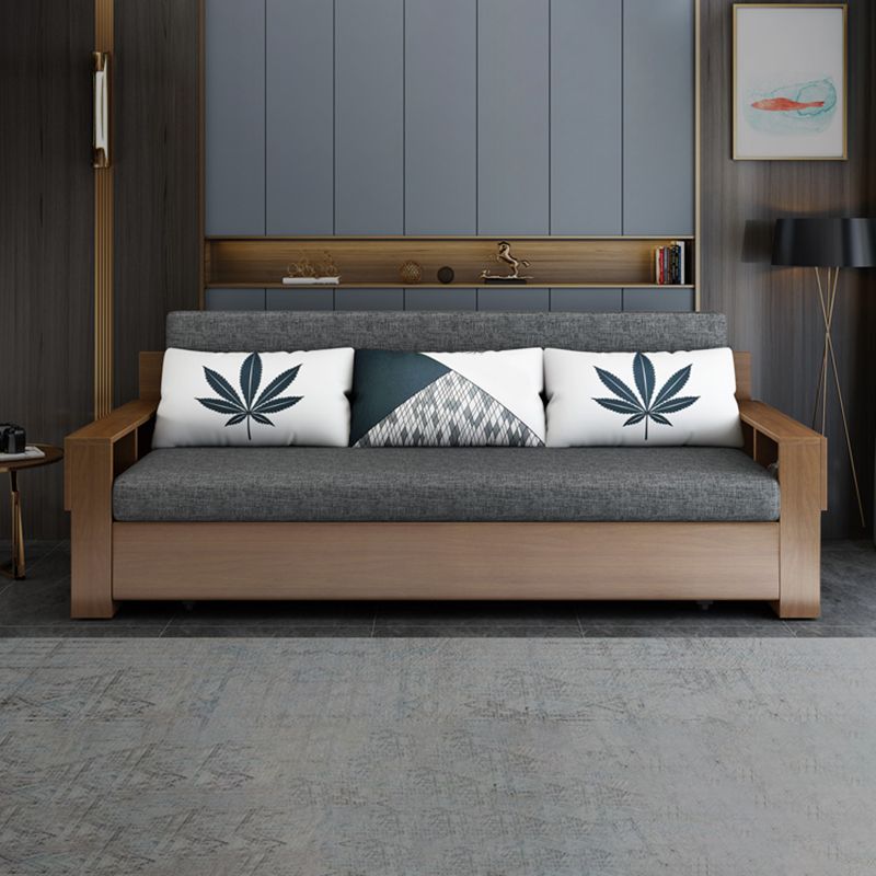 Dormita da 30 "divano dormiente contemporaneo futon grigio divano dormiente