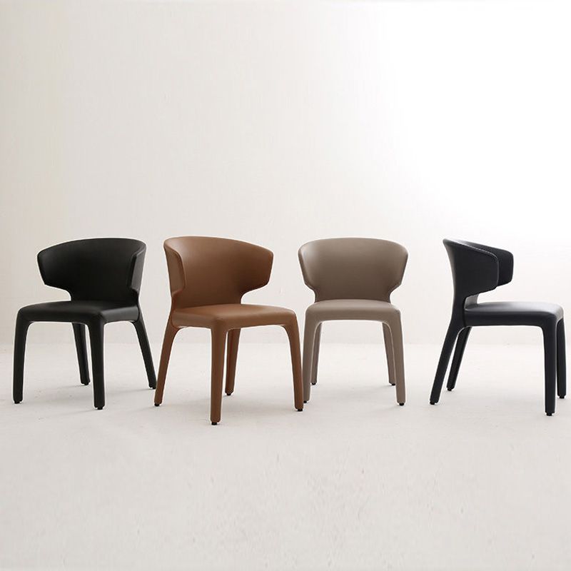 Contemporary Style Metal Dining Chair Dining Armless Side Single Chair for Kitchen Clearhalo ' kitchen&dining_furn' 'Dining Chairs' 'Dining Tables & Seating' 'dining_chair' 'furn' 'furn_dining_chair' 'Furniture' 'furniture_dining_chair' 'Kitchen & Dining Furniture' 'kitchen' 1200x1200_508b7e9c-c2fa-459d-b3d4-ea28a152a8ba