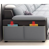 Pillowed Back Cushions 4-Seater Sectional Sofa Set with Storage Clearhalo 'Furniture' 'furniture_sectionals' 'Living Room Furniture' 'Sectionals' 1200x1200_508bcd88-24a3-40de-a8f9-e5924963932c