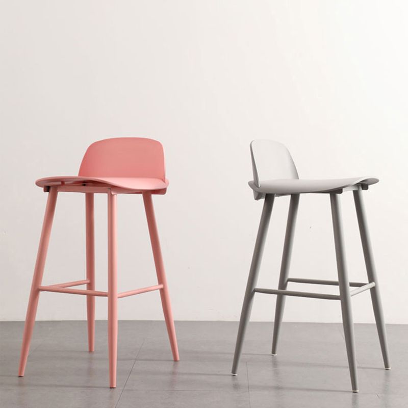 Scandinavian Style Bar-stool with Metal leg Square Seat Counter Stool for Kitchen Bar Clearhalo 'Bar Furniture' 'Bar Stools' 'bar_stools' 'furn' 'furn_bar_stools' 'furniture_bar_stools' 'Kitchen & Dining Furniture' 'kitchen&dining_furn' 'kitchen' 'kitchen_furn' Furniture' 1200x1200_508c2728-a5b6-422a-9ecf-53302f4bc6d1