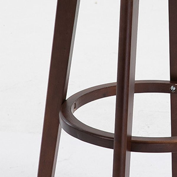 Scandinavian Matte Finish Solid Wood Bar Stool Dessert Shop Footrest Stool Clearhalo 'Bar Furniture' 'Bar Stools' 'bar_stools' 'furn' 'furn_bar_stools' 'Furniture' 'furniture_bar_stools' 'Kitchen & Dining Furniture' 1200x1200_508d1fc7-cbf6-4668-ad08-578ca14bf1df