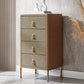 Glam Vertical Dresser 3/4/5 cassetti per il soggiorno per soggiorno