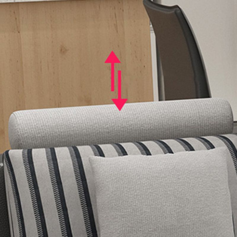 4-seater Recessed Arm Pillowed Back Cushions Sectional Sofa with Chaise Clearhalo 'furn' 'furn_sectionals' 'Furniture' 'furniture_sectionals' 'kitchen' 'kitchen_sectionals' 'Living Room Furniture' 'Sectionals' 1200x1200_508f986f-1546-4e87-bf0f-ce54b3e76d63