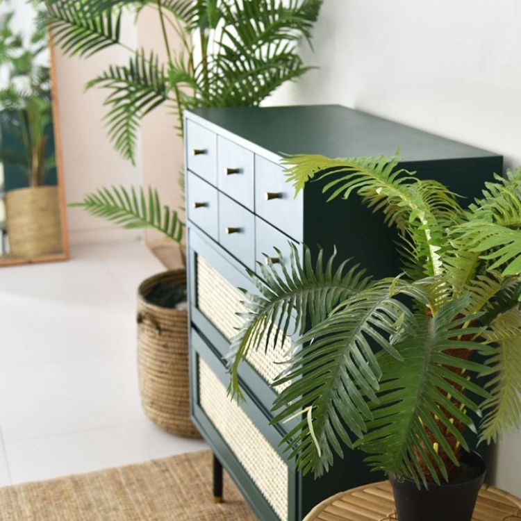 Contemporary Green Accent Chest with 8 Drawers and Straight Legs Clearhalo 'Cabinets & Chests' 'cabinets_chests' 'furn' 'furn_cabinets_chests' 'Furniture' 'Living Room Furniture' 1200x1200_50918293-2ddb-4fea-99ed-fbf6eca06e03