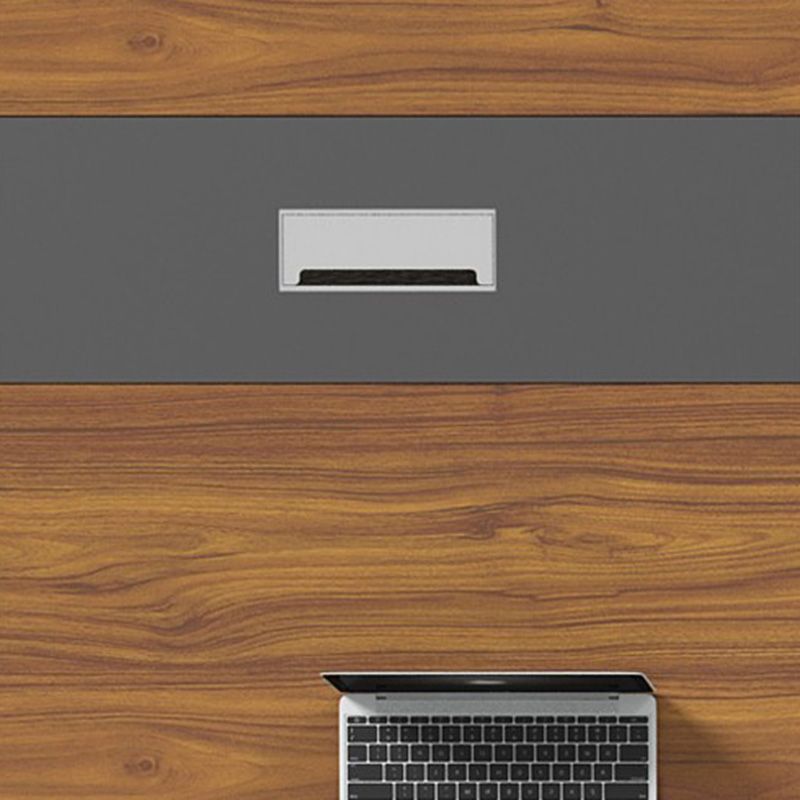 Contemporary Office Desk Sled Computer Desk in Matte Finish for Office Clearhalo 'furn' 'furn_office_desk' 'Furniture' 'Office Desks' 'Office Furniture' 'office_desk' 1200x1200_5093e1bc-d1d8-4fde-a6fd-948444f0fc60