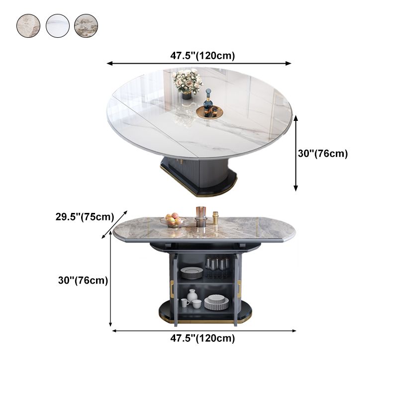 Round Stone Dining Table Traditional Luxury Drop Leaf Trestle Dining Table Clearhalo 'Dining Tables & Seating' 'Dining Tables' 'dining_table' 'furn' 'furn_dining_table' 'Furniture' 'furniture_dining_table' 'Kitchen & Dining Furniture' 'kitchen' 'kitchen_dining_table' 1200x1200_50951b1a-515a-4ecd-a23a-5ca7b310e3a3