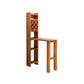Brown Pine Wood Bistro Table with Storage Modern Pub Table for Living Room Clearhalo 'Bar Furniture' 'Bar Tables' 'bar_tables' 'furn' 'furn_bar_tables' 'Furniture' 'Kitchen & Dining Furniture' 1200x1200_50971898-7f87-4190-b8c4-5f7e94de38d7